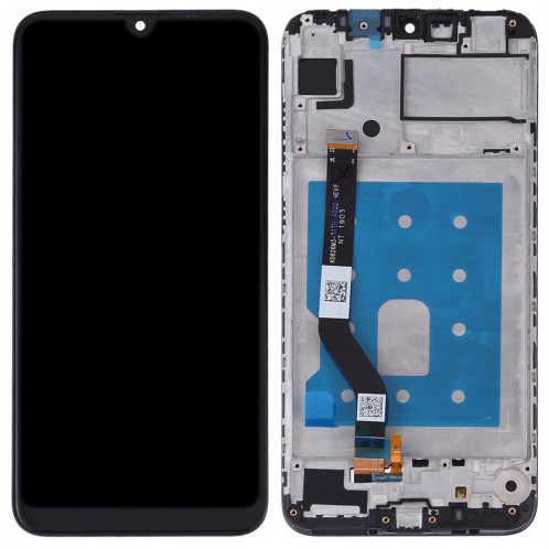 Ecran LCD et ensemble de numérisation complet avec cadre pour Huawei Y7 (2019) (Noir) SH77BL1275-06