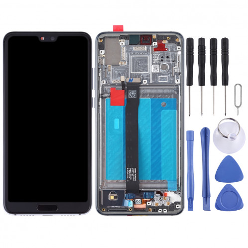 Ecran LCD et Assembleur Complet Digitaliseur avec Cadre pour Huawei P20 (Twilight) SH79JS1716-06