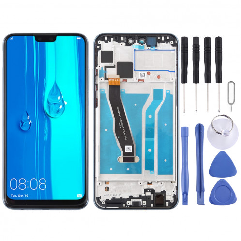 Ecran LCD et assemblée complète du numériseur avec cadre pour Huawei Enjoy 9 Plus (Noir) SH880B67-06