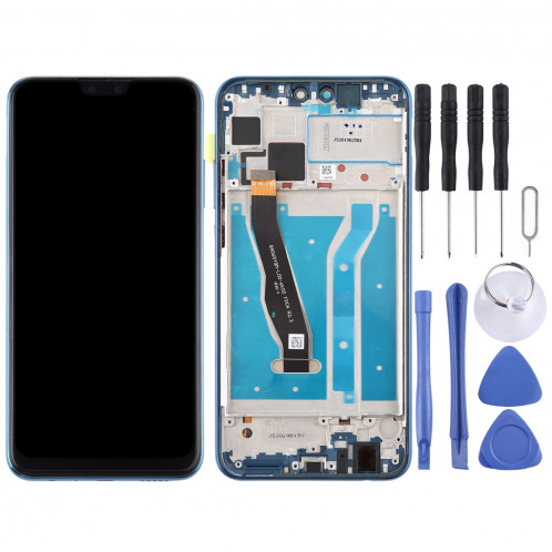 Ecran LCD et assemblée complète du numériseur avec cadre pour Huawei Enjoy 9 Plus (bleu) SH880L1364-06