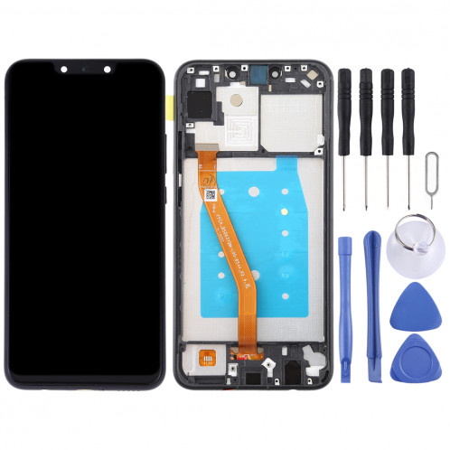 Ecran LCD et Assembleur Complet Digitaliseur avec Cadre pour Huawei Nova 3i (Noir) SH891B324-06