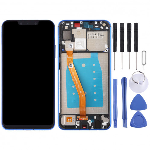 Ecran LCD et Assembleur Complet Digitaliseur avec Cadre pour Huawei Nova 3i (Bleu) SH891L1041-06