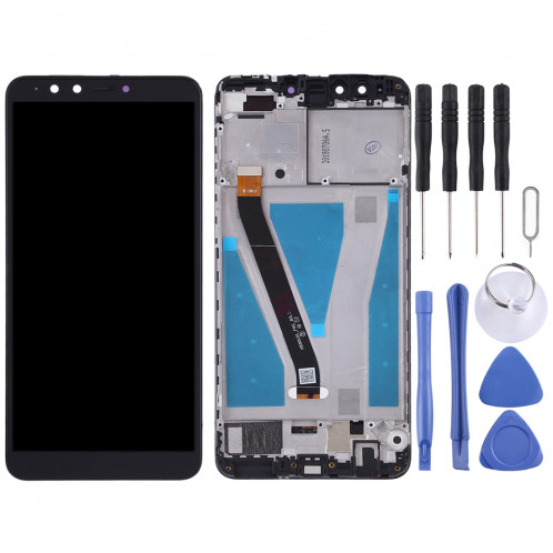Ecran LCD et assemblée complète du numériseur avec cadre pour Huawei Enjoy 8 Plus (Noir) SH94BL712-06