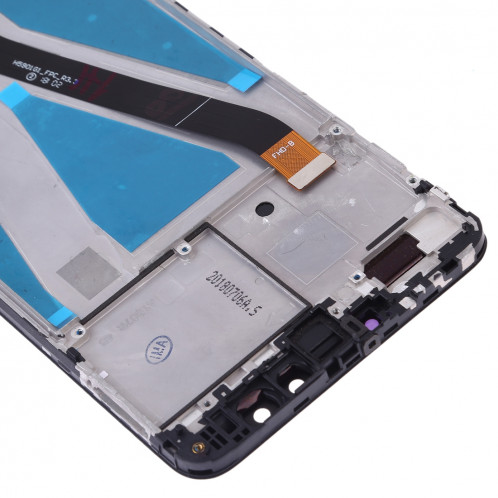Ecran LCD et assemblée complète du numériseur avec cadre pour Huawei Enjoy 8 Plus (Noir) SH94BL712-06