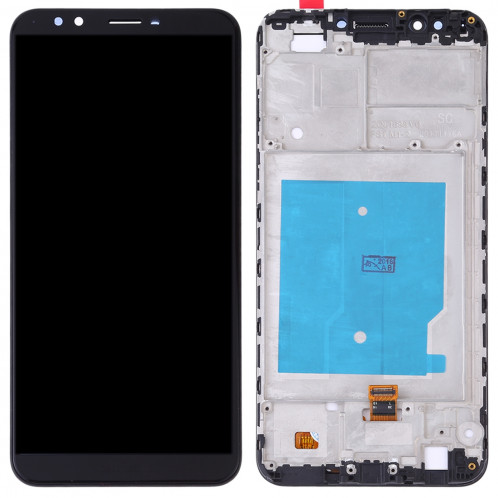 Ecran LCD et ensemble de numérisation complet avec cadre pour Huawei Y7 (2018) (Noir) SH95BL1116-06