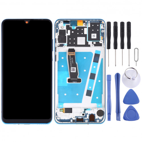 Ecran LCD et Assembleur Complet Digitaliseur avec Cadre pour Huawei P30 Lite / Nova 4e (Bleu) SH897L564-06