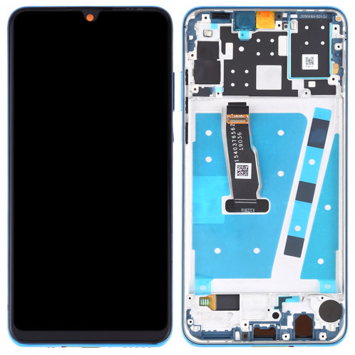 Ecran LCD et Assembleur Complet Digitaliseur avec Cadre pour Huawei P30 Lite / Nova 4e (Bleu) SH897L564-06