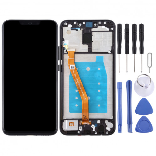Ecran LCD et assemblée complète de numérisation avec cadre pour Huawei Mate 20 Lite / Maimang 7 (Noir) SH898B1821-06
