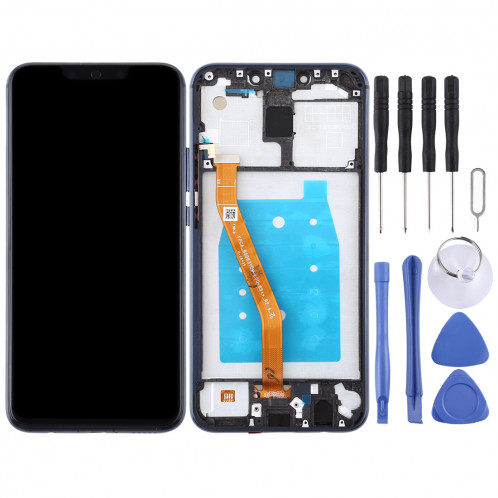 Ecran LCD et assemblée complète de numérisation avec cadre pour Huawei Mate 20 Lite / Maimang 7 (Bleu) SH898L650-06