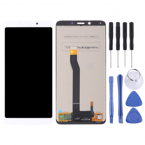 Ecran LCD et Digitizer Full Assembly pour Xiaomi Redmi 6 / 6A (Blanc) SH917W1458-06