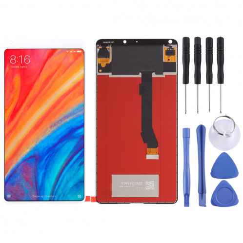 Ecran LCD et numériseur Full Assembly pour Xiaomi MI Mix 2S (Blanc) SH919W397-06