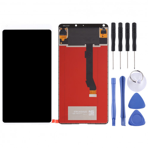 Ecran LCD et numériseur Full Assembly pour Xiaomi MI Mix 2S (Blanc) SH919W397-06