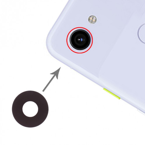 Objectif de caméra arrière 10 PCS pour Google Pixel 3a SH2955961-05