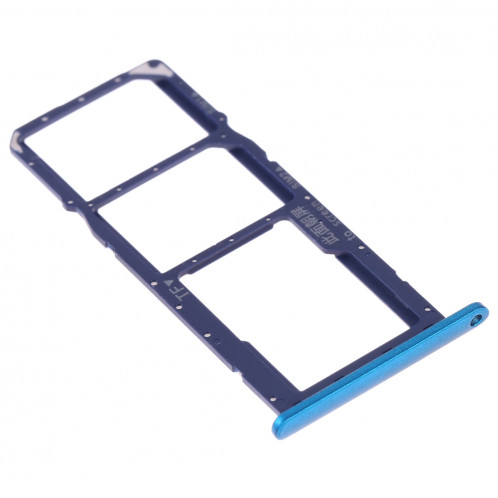 Plateau pour carte SIM + Plateau pour carte SIM + Plateau pour carte Micro SD pour Huawei Y7 (2019) / Y7 Pro (2019) / Y7 Prime (2019) (Bleu) SH958L828-05