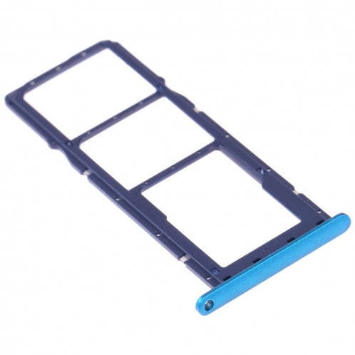 Plateau pour carte SIM + Plateau pour carte SIM + Plateau pour carte Micro SD pour Huawei Y7 (2019) / Y7 Pro (2019) / Y7 Prime (2019) (Bleu) SH958L828-05