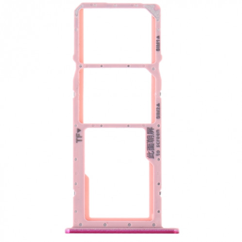 Plateau pour carte SIM + Plateau pour carte SIM + Plateau pour carte Micro SD pour Huawei Y7 (2019) / Y7 Pro (2019) / Y7 Prime (2019) (Violet) SH958P148-05