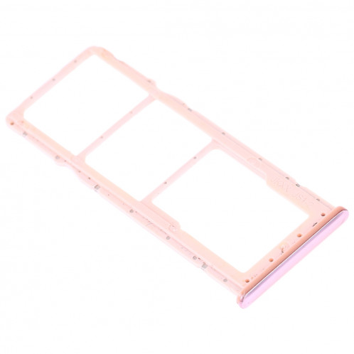 Plateau pour carte SIM + Plateau pour carte SIM + Plateau pour carte Micro SD pour Huawei Y9 (2019) (Rose) SH959F1011-05