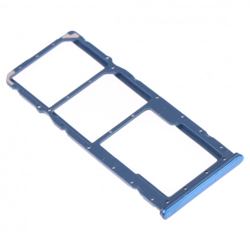 Plateau pour carte SIM + Plateau pour carte SIM + Plateau pour carte Micro SD pour Huawei Y9 (2019) (Bleu) SH959L534-05