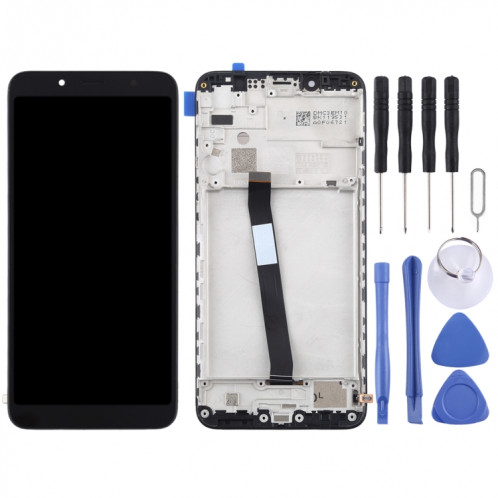 Écran LCD et numériseur complet avec cadre pour Xiaomi Redmi 7A (noir) SH63BL1043-06