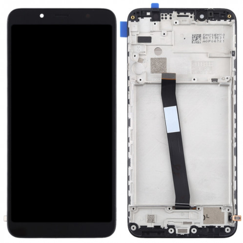Écran LCD et numériseur complet avec cadre pour Xiaomi Redmi 7A (noir) SH63BL1043-06