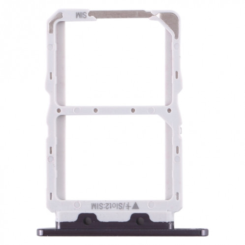 Plateau de carte SIM + Plateau de carte SIM pour Xiaomi Redmi K20 / K20 Pro / 9T / 9T Pro (Noir) SH967B847-05