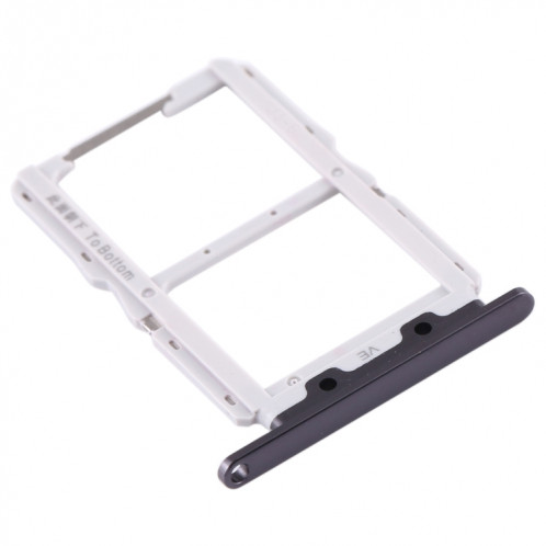 Plateau de carte SIM + Plateau de carte SIM pour Xiaomi Redmi K20 / K20 Pro / 9T / 9T Pro (Noir) SH967B847-05