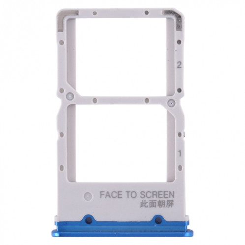 Plateau de carte SIM + Plateau de carte SIM pour Xiaomi Redmi K20 / K20 Pro / 9T / 9T Pro (Bleu) SH967L1771-05