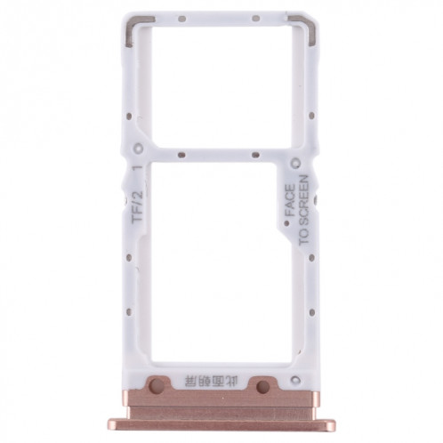 Plateau pour carte SIM + Plateau pour carte SIM / Plateau pour carte Micro SD pour Xiaomi Mi CC9 (Or) SH968J1835-05