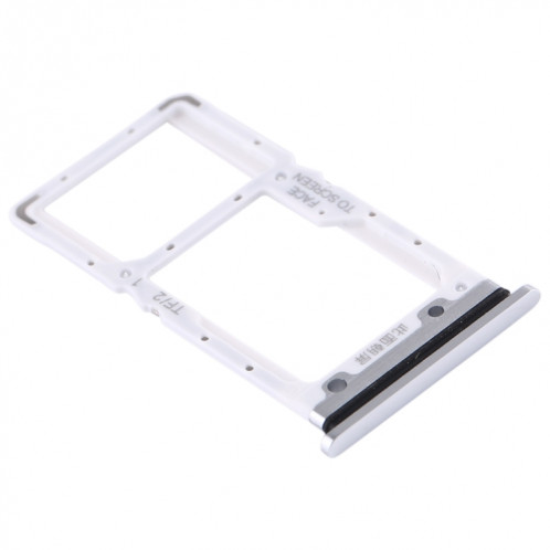 Plateau pour carte SIM + Plateau pour carte SIM / Plateau pour carte Micro SD pour Xiaomi Mi CC9 (Argent) SH968S287-05