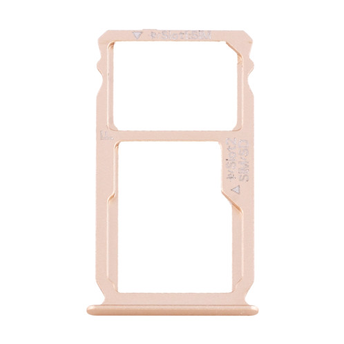 iPartsAcheter Huawei Mate S Nano carte SIM Plateau + Nano SIM / Micro SD Carte Plateau (Or) SI979J547-04