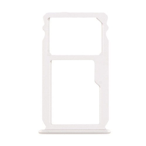 iPartsAcheter Huawei Mate S Nano carte SIM Plateau + Nano SIM / Micro SD Carte Plateau (Argent) SI979S25-04