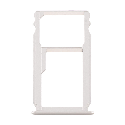 iPartsAcheter Huawei Mate S Nano carte SIM Plateau + Nano SIM / Micro SD Carte Plateau (Argent) SI979S25-04
