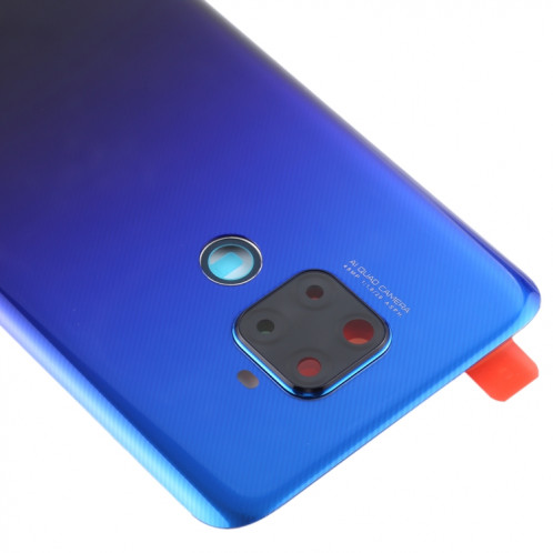 Cache arrière de batterie d'origine avec objectif d'appareil photo pour Huawei Mate 30 Lite (Twilight) SH6JSL68-06