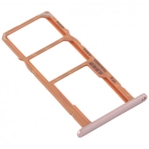 Bac à cartes SIM + Bac à cartes SIM + Bac à cartes Micro SD pour Huawei Y5 (2019) (Or) SH022J871-05
