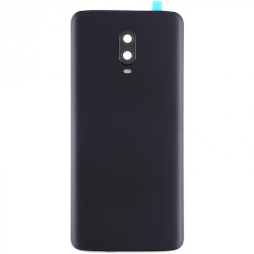 Pour coque arrière de batterie d'origine OnePlus 6T avec objectif d'appareil photo (noir givré) SH21BL773-06