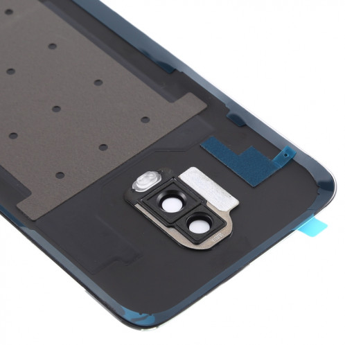 Pour coque arrière de batterie d'origine OnePlus 6T avec objectif d'appareil photo (noir givré) SH21BL773-06