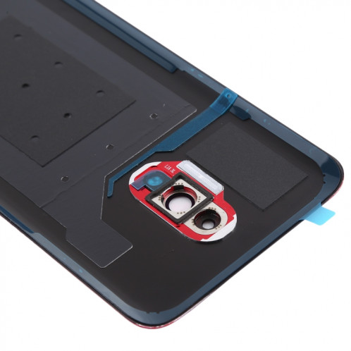 Pour OnePlus 7 Couvercle arrière de batterie d'origine avec couvercle d'objectif d'appareil photo (rouge) SH22RL553-06