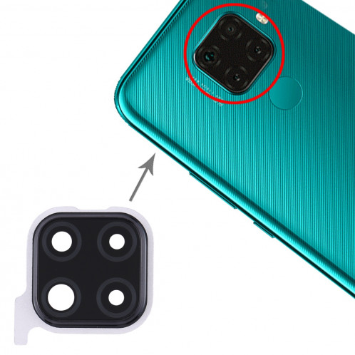 Cache-objectif pour appareil photo Huawei Mate 30 Lite (noir) SH133B921-05