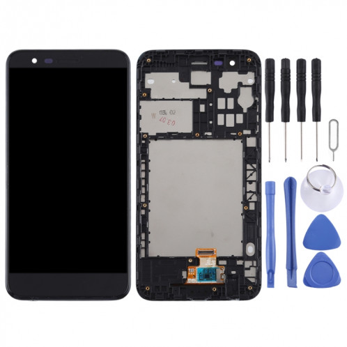 Écran LCD TFT pour LG K30 / K10 (2018) / X410 Assemblage complet du numériseur avec cadre (Noir) SH138B854-06