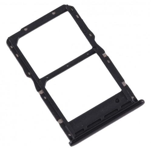 Plateau à cartes SIM + Plateau à cartes NM pour Huawei Mate 30 Lite (Noir) SH168B1847-05