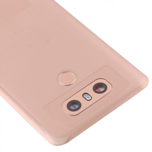 Couvercle arrière de la batterie avec objectif d'appareil photo et capteur d'empreintes digitales pour LG G6 / H870 / H870DS / H872 / LS993 / VS998 / US997 (or) SH70JL498-06