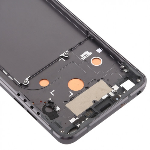 Boîtier avant plaque de cadre LCD pour LG G6 / H870 / H970DS / H872 / LS993 / VS998 / US997 (noir) SH172B563-06