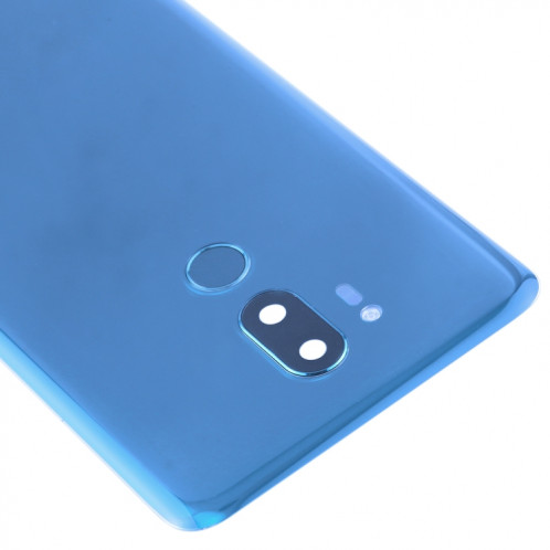 Couvercle arrière de la batterie avec objectif de caméra et capteur d'empreintes digitales pour LG G7 ThinQ / G710 / G710EM / G710PM / G710VMP (bleu) SH73LL78-06