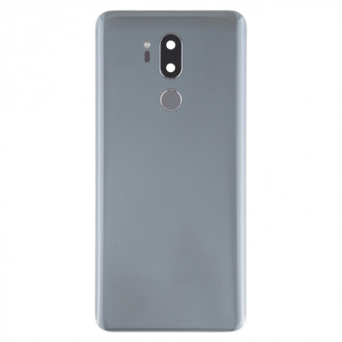 Couvercle arrière de la batterie avec objectif de caméra et capteur d'empreintes digitales pour LG G7 ThinQ / G710 / G710EM / G710PM / G710VMP (argent) SH73SL783-06