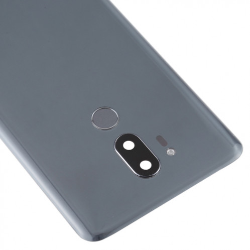 Couvercle arrière de la batterie avec objectif de caméra et capteur d'empreintes digitales pour LG G7 ThinQ / G710 / G710EM / G710PM / G710VMP (argent) SH73SL783-06
