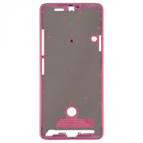 Boîtier avant LCD cadre lunette pour LG G7 ThinQ / G710 (rose) SH174F537-06