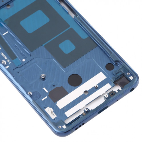 Boîtier avant LCD cadre lunette pour LG G7 ThinQ / G710 (bleu) SH174L988-06