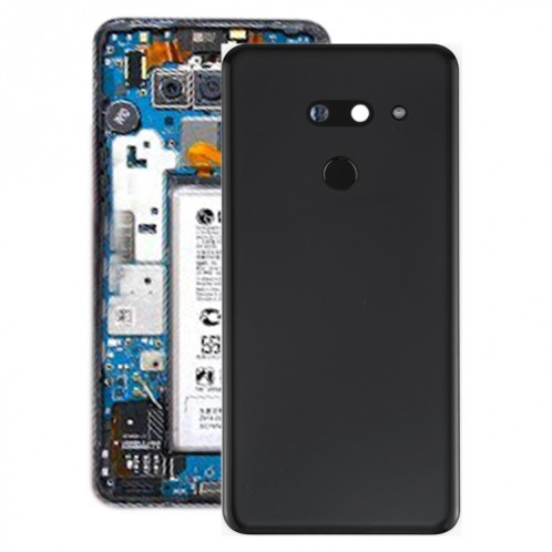 Couvercle arrière de la batterie avec objectif de caméra et capteur d'empreintes digitales pour LG G8 ThinQ / LMG820QM7 LM-G820UMB LMG820UM1 (version américaine) (noir) SH76BL815-06