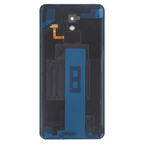 Couvercle arrière de la batterie avec objectif d'appareil photo et capteur d'empreintes digitales pour LG Stylo 4 / Q710 / Q710MS / Q710CS / L713DL (noir) SH77BL6-06