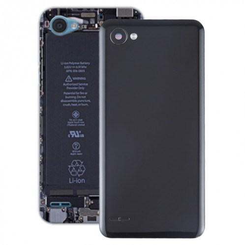Couvercle arrière de la batterie pour LG Q6 / LG-M700 / M700 / M700A / US700 / M700H / M703 / M700Y (noir) SH79BL715-06